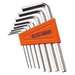Jogo de Chave Allen com 8 Peças BLACK+DECKER-BDHT81593