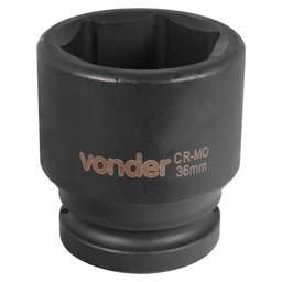 Soquete de Impacto Sextavado 36mm com Encaixe de 3/4 Pol. VONDER-3061340036