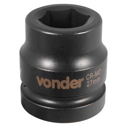 Soquete de Impacto Sextavado 27mm com Encaixe de 1 Pol. VONDER-3061001027