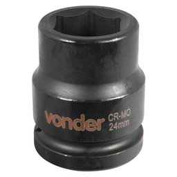Soquete de Impacto Sextavado 24mm com Encaixe de 3/4 Pol. VONDER-3061340024