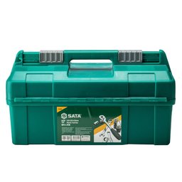 Caixa Plástica Sanfonada 17 Pol. para Ferramentas 440 x 230 x 250mm SATA-ST95166SC