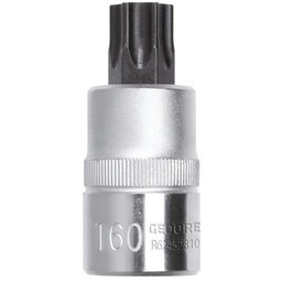 Chave Soquete Hexalobular T40 com Encaixe de 1/2 Pol. GEDORE RED-R62451810