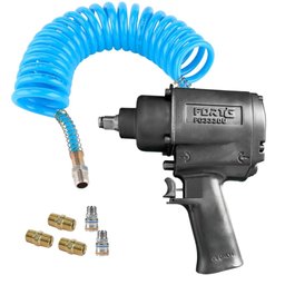 Combo Chave Parafusadeira de Impacto Pneumática 720Nm 1/2 Pol. FG3330U com 6 Acessórios FORTGPRO-K8672