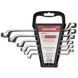 Jogo de Chave Estrela 6 - 22 mm com 8 Peças GEDORE RED-R01185008
