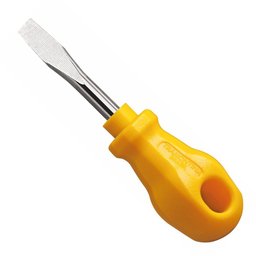 Chave de Fenda Toco 1/4 x 1.1/2 Pol. com Cabo Injetado Amarelo TRAMONTINA-41502002