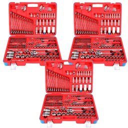 Kit com 3 Jogo de Ferramentas Garagem Master com 178 Peças FORTGPRO-K8841
