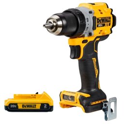 Combo Parafusadeira/Furadeira 1/2 Pol. 20V Brushless sem Carregador + Bateria 20V 2,0Ah DEWALT-K9007