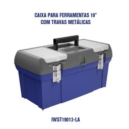 Caixa para Ferramentas 19 Pol. com Trava Metálica IRWIN-IWST19013-LA