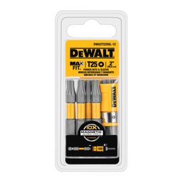 Jogo Tork Max Fit 2 Pol. com 11 Pontas Limitador DEWALT-DWA2TX25SL-12