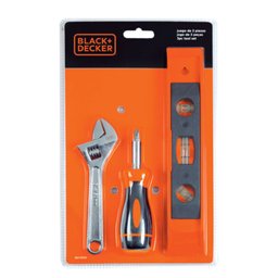 Kit de Ferramentas com 03 Peças BLACK+DECKER-BD75919