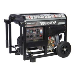 Gerador XP ATS Ready Diesel 418cc 6 kVA partida Manual e Elétrica 110V/220V TDG7000EXP TOYAMA-