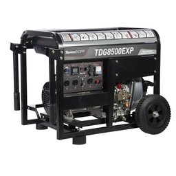 Gerador de Energia a Diesel Aberto TDG8500EXP 4T 498CC 7,0 Kva Bivolt Monofásico TOYAMA-251-054