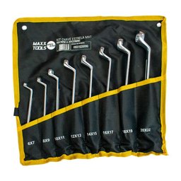 Jogo de Chaves Estrela MTX 6 x 7mm a 20 x 22mm com 8 Peças e Estojo SIGMA TOOLS-0601039990