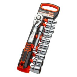 Jogo de Soquetes Sextavados 1/2 Pol com 12 Peças ROBUST-S69005014