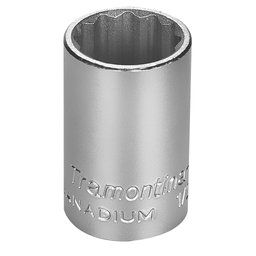 Soquete Estriado 17mm com Encaixe 1/2Pol. TRAMONTINAPRO-44833117