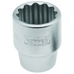 Soquete Estriado 1.3/8Pol. com Encaixe 3/4Pol. GEDORE-SOQ/ESTR 3/4 1.3/8