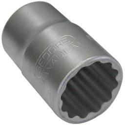 Soquete Estriado 26mm com Encaixe 3/4Pol. GEDORE-D21-26