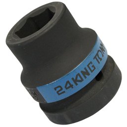 Soquete de Impacto Sextavado 24mm 1 Polegada KINGTONY-853524m