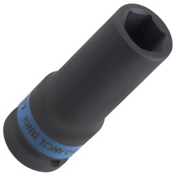 Soquete de Impacto Extra Longo 17 mm e Encaixe de 1/2 Polegadas KINGTONY-443517M