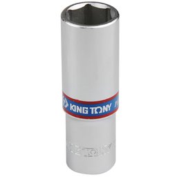 Soquete Sextavado Longo 18mm com Encaixe 1/2Pol. KING TONY-423518