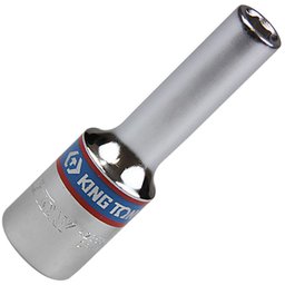 Soquete Sextavado Longo 8mm com Encaixe 1/2Pol. KING TONY-423508