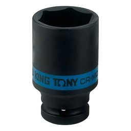 Soquete Sextavado de Impacto Longo com Encaixe de 1 Pol. - 32mm KINGTONY-843532M