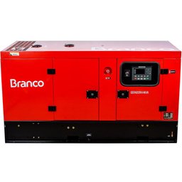 Gerador de Energia Cabinado a Diesel 4T 3857CC 43.75 KVA Bivolt Partida Elétrica BRANCO-90317260