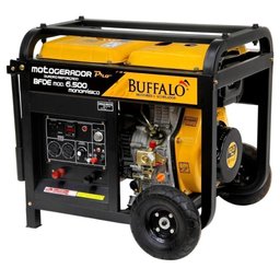Motogerador BFDE 6500 a Diesel Trifásico 10CV 220V com Partida Elétrica BUFFALO-71032