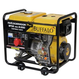 Motogerador a Diesel BFDE 8000 Trifásico 13CV 380V com Partida Elétrica BUFFALO-71333
