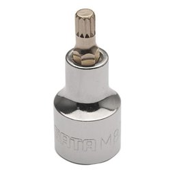 Soquete com Bit Multidentado M10 com Encaixe de 1/2 Pol. SATA-ST24804SC