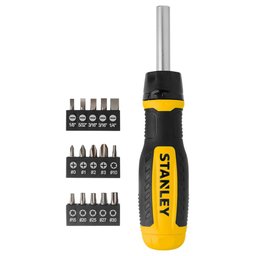 Chave de Fenda com Catraca 15 Peças STANLEY-STHT60129-LA