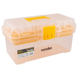 Caixa Plástica CPV 0330 16 Pol. para Ferramentas com Bandeja VONDER-6105330000