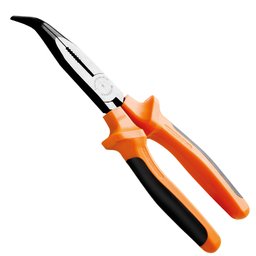Alicate Meia Cana Bico Longo Curvo Isolado 1000V 8 Pol. TRAMONTINA PRO-44004181