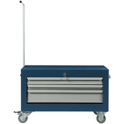 Baú para Ferramentas com 3 Gavetas e Rodízio 4 Pol. ORK-BAU-018