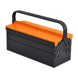 Caixa para Ferramentas Sanfonada 50cm 5 Gavetas Laranja PRESTO-41801