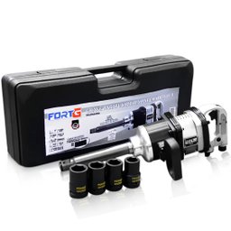 Chave Parafusadeira de Impacto Pneumática 1Pol. Eixo Estendido 2.400N.m com Gatilho Interno FORTGPRO-FG3400