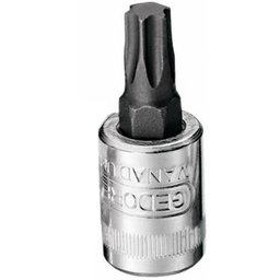 Chave Soquete com Ponta Tork Curta T15 com Encaixe de 1/4 Pol. GEDORE-24270