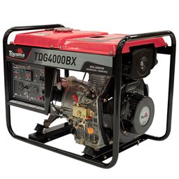 Gerador a Diesel TDG4000BX Mono 296CC 3.3kVA com Partida Manual TOYAMA-251-042
