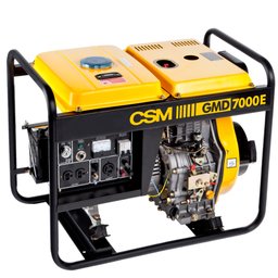 Gerador de Energia Portátil GMD7000E a Diesel 4T Partida Manual e Elétrica 6,25kVA Bivolt CSM-40144421