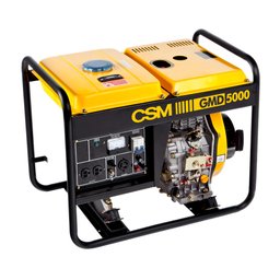 Gerador de Energia Portátil a Diesel Monofásico 6HP 4,5kVA 110/220V CSM-GMD5000