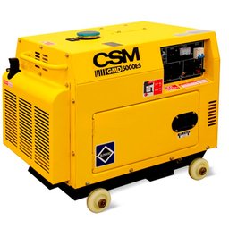 Gerador de Energia à Diesel GMD5000ES 4T Partida Elétrica 4,5Kva 6HP 110/220V CSM-40144438