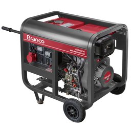 Gerador de Energia à Diesel BD 6500 5,0KVA 10CV Trifásico 220V com Partida Elétrica BRANCO-90313703