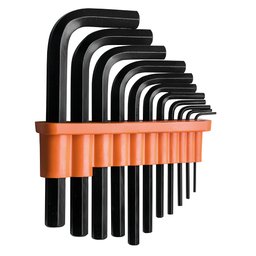 Jogo de Chaves Hexagonais 1,5 a 10 mm com 11 Peças TRAMONTINA PRO-44400211