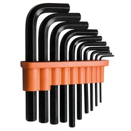 Jogo de Chaves Hexagonais 2 a 10 mm com 10 Peças TRAMONTINA PRO-44400290