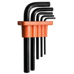 Jogo de Chaves Hexagonais 2,5 a 8 mm com 5 Peças TRAMONTINA PRO-44400505