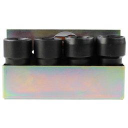 Jogo de Soquetes Sextavado Longo com Encaixe de 3/4 Pol. - 4 Peças CRFERRAMENTAS-G100-4PCS