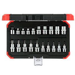 Jogo de Soquetes tipo Tork com Encaixe de 3/8 e 1/2 Pol. 20 Peças GEDORE RED-R68003020