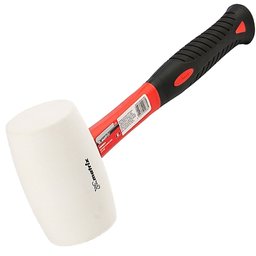 Martelo de Borracha Branca 680g com Cabo em Fibra de Vidro MTX-111979