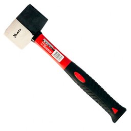 Martelo de Borracha Preta e Branca 450g com Cabo em Fibra de Vidro MTX-111719