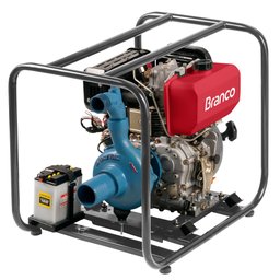 Motobomba Centrífuga à Diesel 10CV BD-709 com Partida Manual BRANCO-90311940